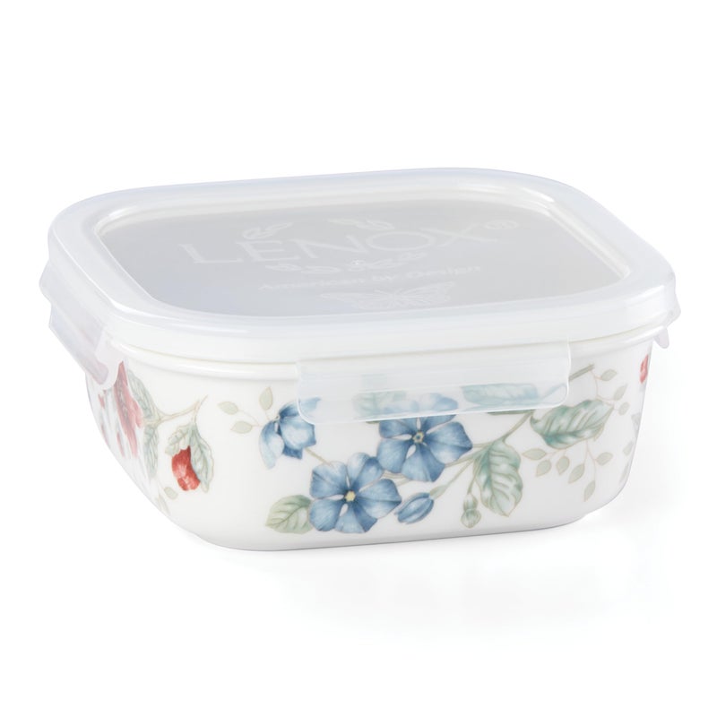 Lenox Butterfly Meadow, Square Serve and Store, White - Image 1